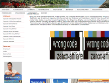 Tablet Screenshot of billig-flug.ch